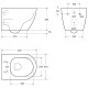 Унитаз Cezares Stylus CZR-513-TH-R/CZR-2011-SC подвесной с сиденьем Микролифт