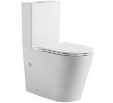 Унитаз компакт beWash Aldo BKBWT401670 Белый матовый с бачком и сиденьем Микролифт