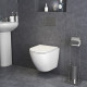 Комплект унитаза Grossman GR-4455S с инсталляцией Grohe Rapid SL 38721001 с сиденьем Микролифт и клавишей смыва Хром