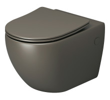 Унитаз Grossman Color GR-4411GSMS подвесной Хаки матовый с сиденьем Микролифт