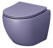 Унитаз Grossman Color GR-4455LIMS подвесной Фиолетовый матовый с сиденьем Микролифт
