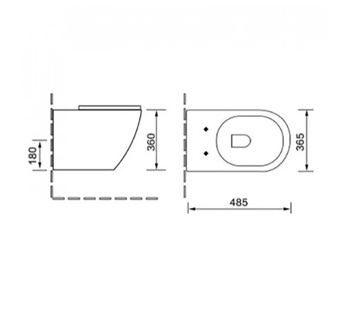 Комплект унитаза SantiLine SL-5005 с инсталляцией Grohe Rapid SL 38772001 с сиденьем Микролифт и клавишей смыва Хром