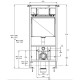 Комплект унитаза с инсталляцией Azario Teramo AZ-8010-1000+AZ-0052 с сиденьем Микролифт