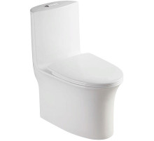 Унитаз моноблок Azario Luna AZ-1037 с бачком и сиденьем Микролифт
