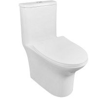 Унитаз моноблок Azario Sente AZ-8614 с бачком и сиденьем Микролифт