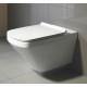 Унитаз Duravit 45510900A1 Rimless подвесной с сиденьем Микролифт