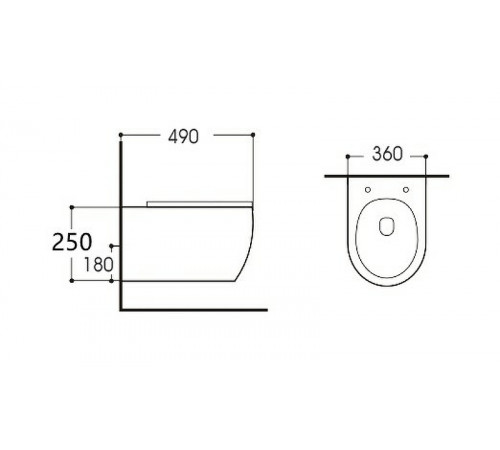 Унитаз Aquanet Smart W Rimless 276395 подвесной с сиденьем Микролифт