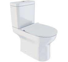 Унитаз компакт Iddis Drum Rimless DRU2DSEi24 с бачком и сиденьем Микролифт