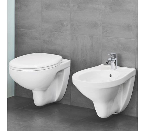 Унитаз Grohe Bau Ceramic 39351000 подвесной с сиденьем Микролифт