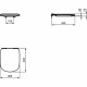 Комплект унитаза с инсталляцией Ideal Standard Tesi P3868V1 с сиденьем Микролифт и клавишей смыва Хром