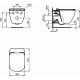 Комплект унитаза с инсталляцией Ideal Standard Tesi P386801 с сиденьем Микролифт и клавишей смыва Хром