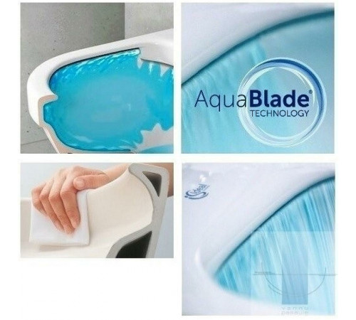 Комплект унитаза с инсталляцией Ideal Standard Tesi Aqua Blade TT00002/121AA с сиденьем Микролифт и клавишей смыва Хром