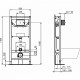 Комплект унитаза с инсталляцией Ideal Standard Tesi P3868V1 с сиденьем Микролифт и клавишей смыва Хром