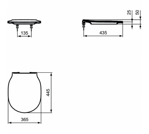 Комплект унитаза с инсталляцией Ideal Standard Connect E211601 с сиденьем Микролифт