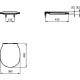 Комплект унитаза с инсталляцией Ideal Standard Connect E211601 с сиденьем Микролифт