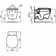 Унитаз Ideal Standard Connect W941102 подвесной с сиденьем Микролифт