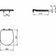 Комплект унитаза с инсталляцией Ideal Standard Connect P211601 с сиденьем Микролифт и клавишей смыва Хром
