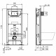 Комплект унитаза с инсталляцией Ideal Standard I.Life A I001701 с сиденьем Микролифт