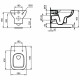 Комплект унитаза с инсталляцией Ideal Standard I.Life A WA330101 с сиденьем Микролифт