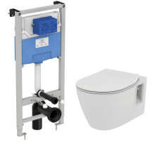 Комплект унитаза с инсталляцией Ideal Standard Connect Prosys E8822301PC15 с сиденьем Микролифт без клавиши смыва