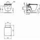 Комплект унитаза с инсталляцией Ideal Standard Strada II P387001 с сиденьем Микролифт и клавишей смыва Хром