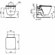 Унитаз Ideal Standard Strada II AquaBlade T359601 подвесной с сиденьем Микролифт