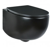 Унитаз AeT Dot 2.0 S555T0R0V6105 подвесной Черный матовый без сиденья
