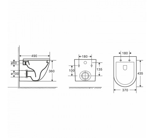 Комплект унитаза с инсталляцией Point Афина PN48059W с сиденьем Микролифт и Белой клавишей смыва