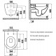 Комплект унитаза Creavit Free FE320-11CB00E-0000+KC0103.03.0000E с сиденьем Микролифт и инсталляцией Alcaplast Sadroмodul AM101/1120-0001+M70 с Белой клавишей смыва