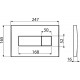 Комплект унитаза Creavit Free FE322-11CB00E-0000+KC0103.03.0000E с сиденьем Микролифт и инсталляцией Alcaplast Sadroмodul AM101/1120-0001+M371 с клавишей смыва Хром