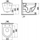 Комплект унитаза Creavit Terra TP325-11CB00E-0000+KC0103.03.0000E с сиденьем Микролифт и инсталляцией Alcaplast Sadroмodul AM101/1120-0001+M671 с клавишей смыва Хром