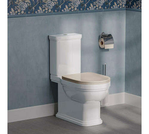 Унитаз компакт Kerama Marazzi Pompei PO.wc.01 Белый глянцевый без бачка и сиденья