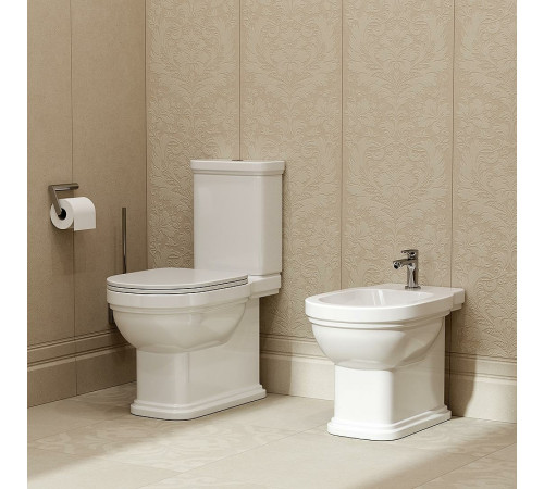 Унитаз компакт Kerama Marazzi Pompei PO.wc.01 Белый глянцевый без бачка и сиденья