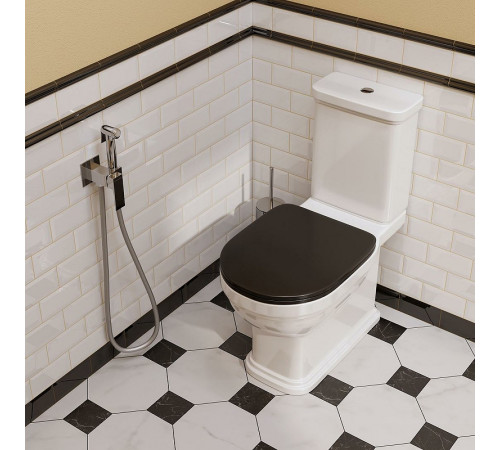 Унитаз компакт Kerama Marazzi Pompei PO.wc.01 Белый глянцевый без бачка и сиденья