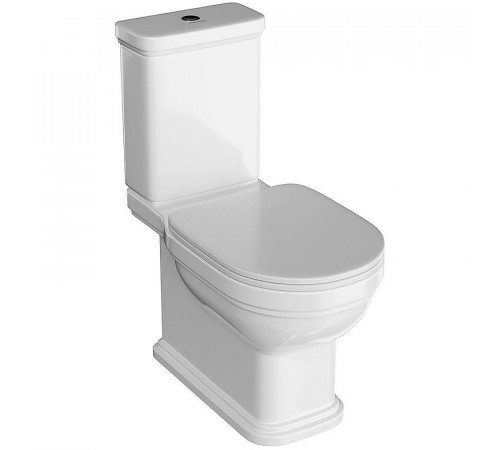 Унитаз компакт Kerama Marazzi Pompei PO.wc.01 Белый глянцевый без бачка и сиденья