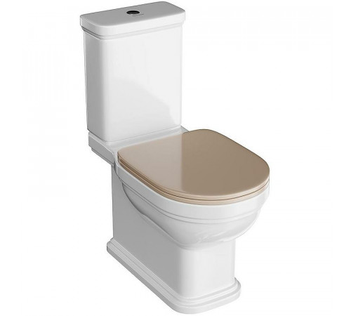 Унитаз компакт Kerama Marazzi Pompei PO.wc.01 Белый глянцевый без бачка и сиденья