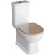 Унитаз компакт Kerama Marazzi Pompei PO.wc.01 Белый глянцевый без бачка и сиденья