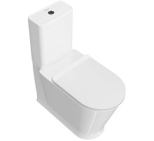 Унитаз компакт Kerama Marazzi Plaza Modern PLMR.wc.01 Белый глянцевый без бачка и сиденья