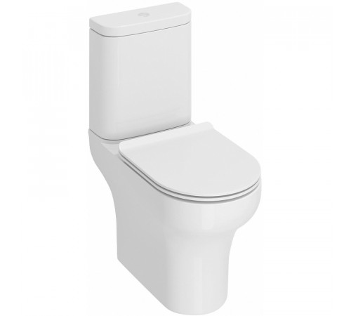 Унитаз компакт Kerama Marazzi Buongiorno Rimless BG.wc.01 Белый глянцевый без бачка и сиденья