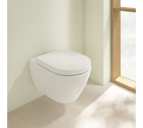 Унитаз Villeroy&Boch Subway 2.0 Plus 5614R0R1 подвесной без сиденья