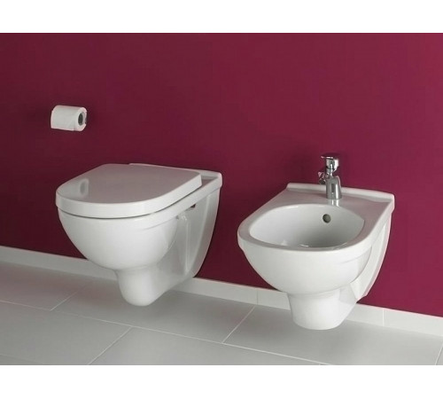 Комплект унитаза Villeroy&Boch O Novo 5660H101 с инсталляцией Tece Profil 9400412 с сиденьем Микролифт и клавишей смыва Хром глянцевый