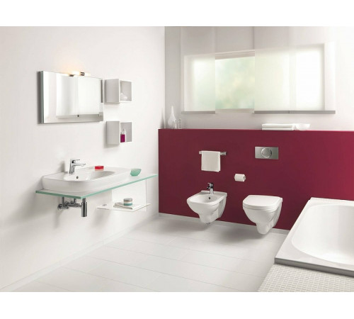 Комплект унитаза Villeroy&Boch O Novo 5660H101 с инсталляцией Grohe Rapid SL 38772001 с сиденьем Микролифт и клавишей смыва Хром