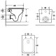 Комплект унитаза AQUAme AQM2004 с инсталляцией Alcaplast Sadromodul AM101/1120-3:1 RU M71-0001 с сиденьем Микролифт и клавишей смыва Хром