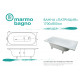 Ванна из литьевого мрамора Marmo Bagno Патриция 170x80 MB-PA170-80 без гидромассажа