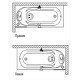 Акриловая ванна Riho Future 180x80 B074001005 (BC3100500000000) без гидромассажа