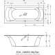 Акриловая ванна Riho Linares 160х75 L B140008005 (BD5200500000000) без гидромассажа