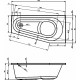 Акриловая ванна Riho Delta 160x80 B069001005 (BB8300500000000) L без гидромассажа