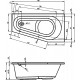 Акриловая ванна Riho Delta 150x80 B067001005 (BB8100500000000) L без гидромассажа