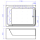 Акриловая ванна Ceruttispa 170x120 L C-495L 9949 с гидромассажем