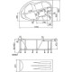 Акриловая ванна Creto Doris 170х105 L 14-170105L без гидромассажа